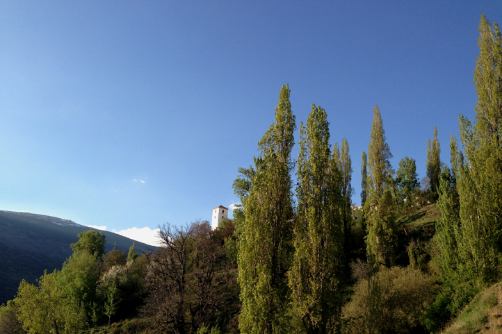 Bubion church seen from GR7